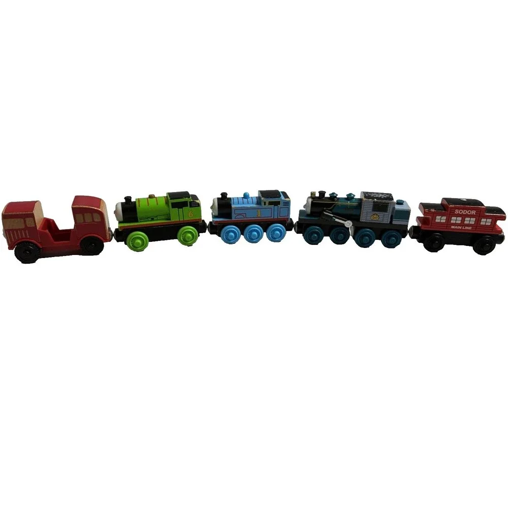 Thomas Friends Wooden Railway Train Lot of 5 Sodor Line Caboose Ferdinand Bertie